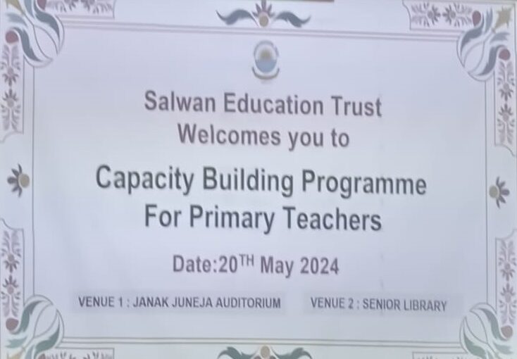 Capacity Building Programme for Primary Teachers